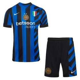 Günstige Fußballtrikots Inter Mailand Kinder Heimtrikot 2024-25 Kurzarm